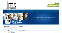 Desktop Screenshot of imt-formation.fr