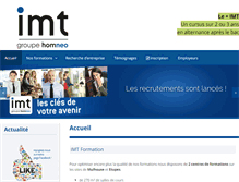 Tablet Screenshot of imt-formation.fr